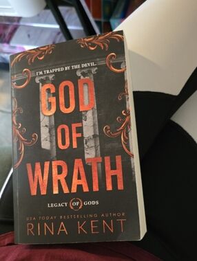 God of Wrath by Rina Kent - Black & Orange Paperback